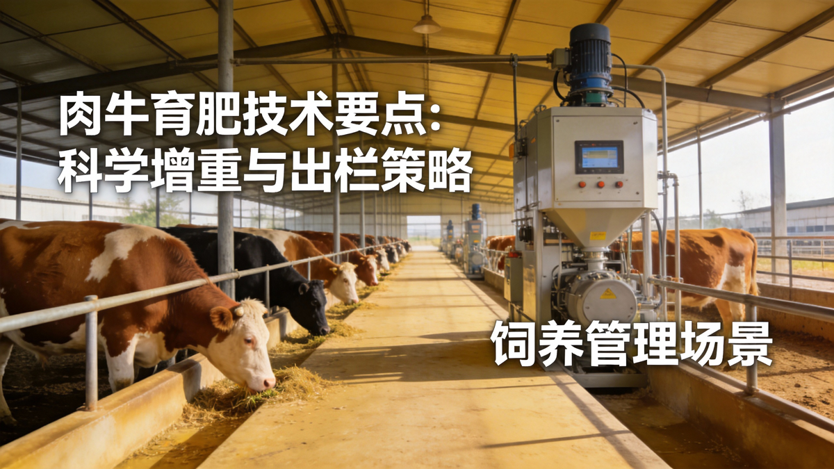 肉牛育肥技术要点：科学增重与出栏策略