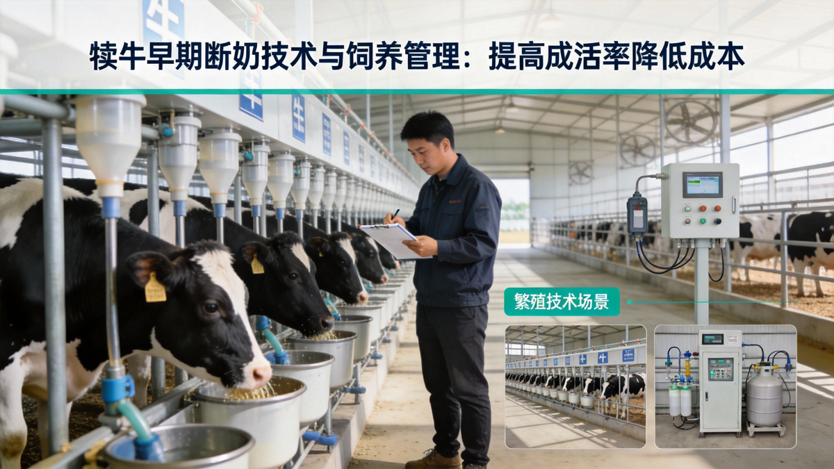 犊牛早期断奶技术与饲养管理：提高成活率降低成本