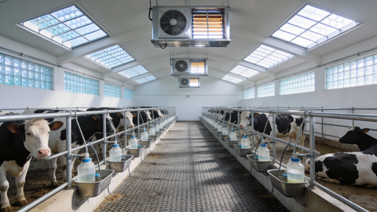 现代化牛舍设计要点：通风、采光与空间布局优化