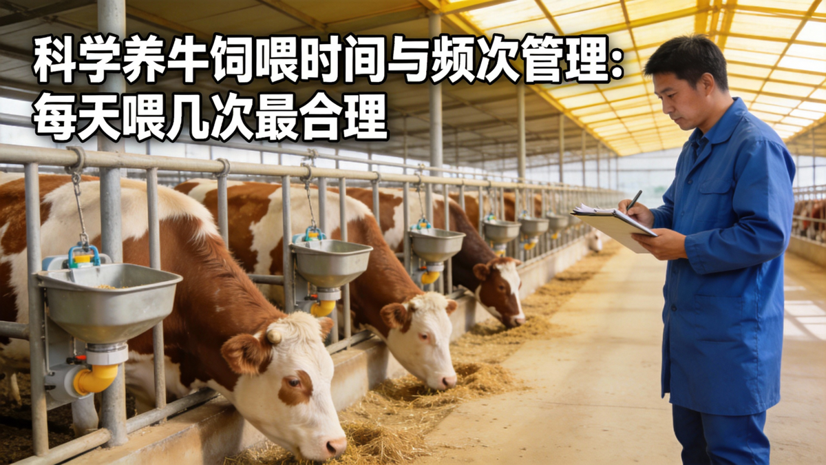 科学养牛饲喂时间与频次管理：每天喂几次最合理