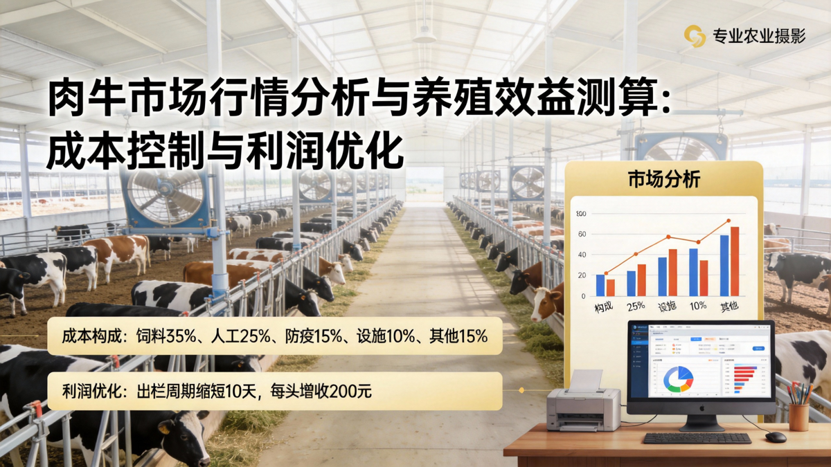 肉牛市场行情分析与养殖效益测算：成本控制与利润优化