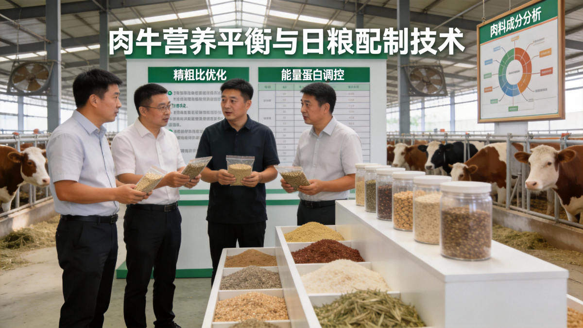 肉牛营养平衡与日粮配制技术：精粗比与能量蛋白调控