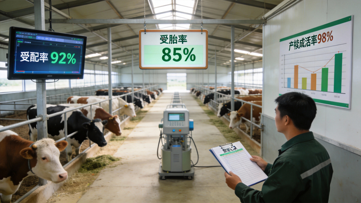 母牛繁殖三率提升策略：受配率、受胎率与产犊成活率优化方案