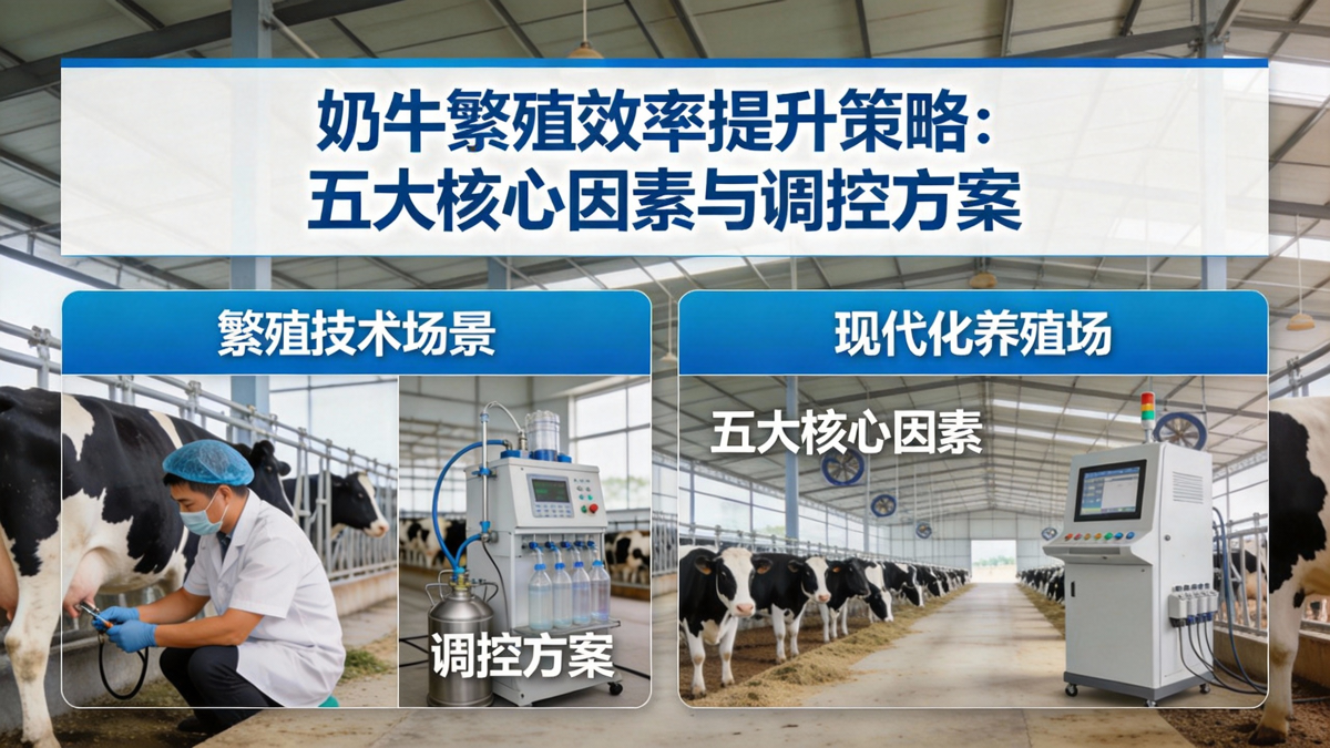 奶牛繁殖效率提升策略：五大核心因素与调控方案