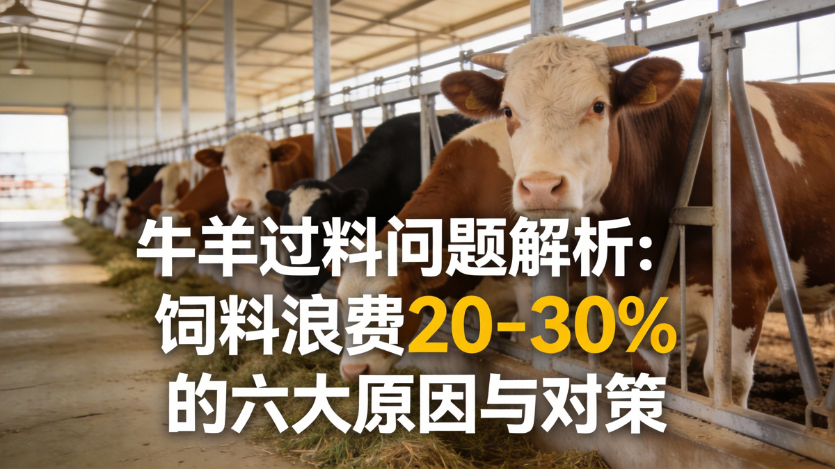 牛羊过料问题解析：饲料浪费20-30%的六大原因与对策
