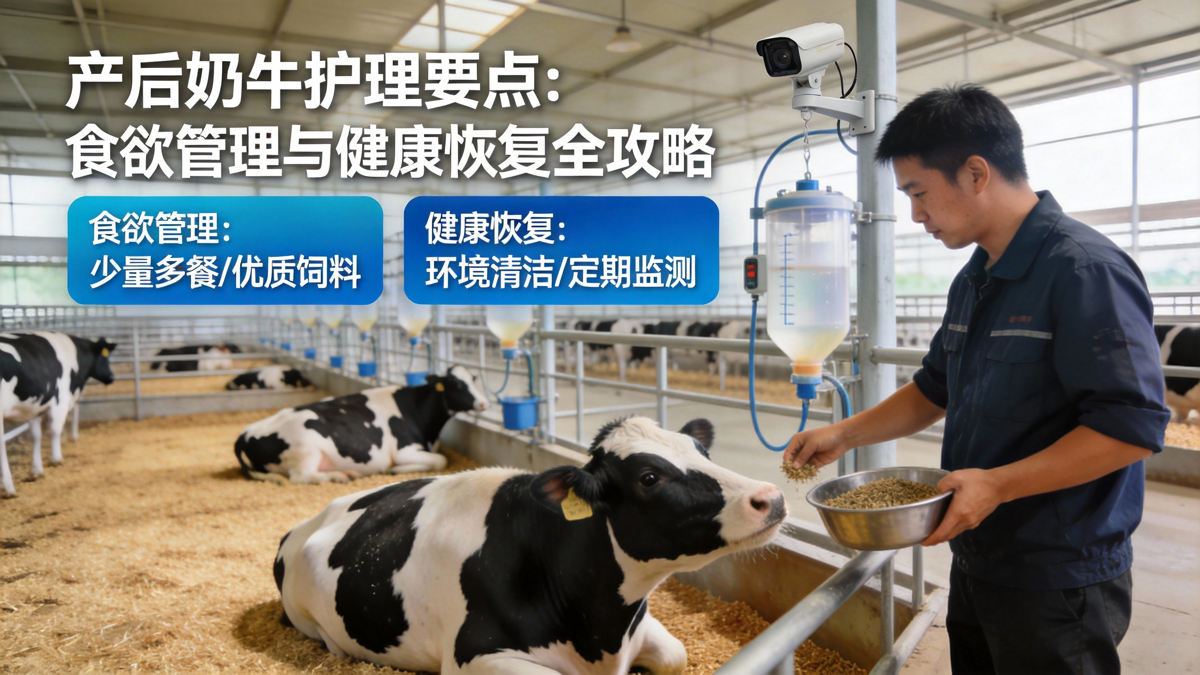 产后奶牛护理要点：食欲管理与健康恢复全攻略