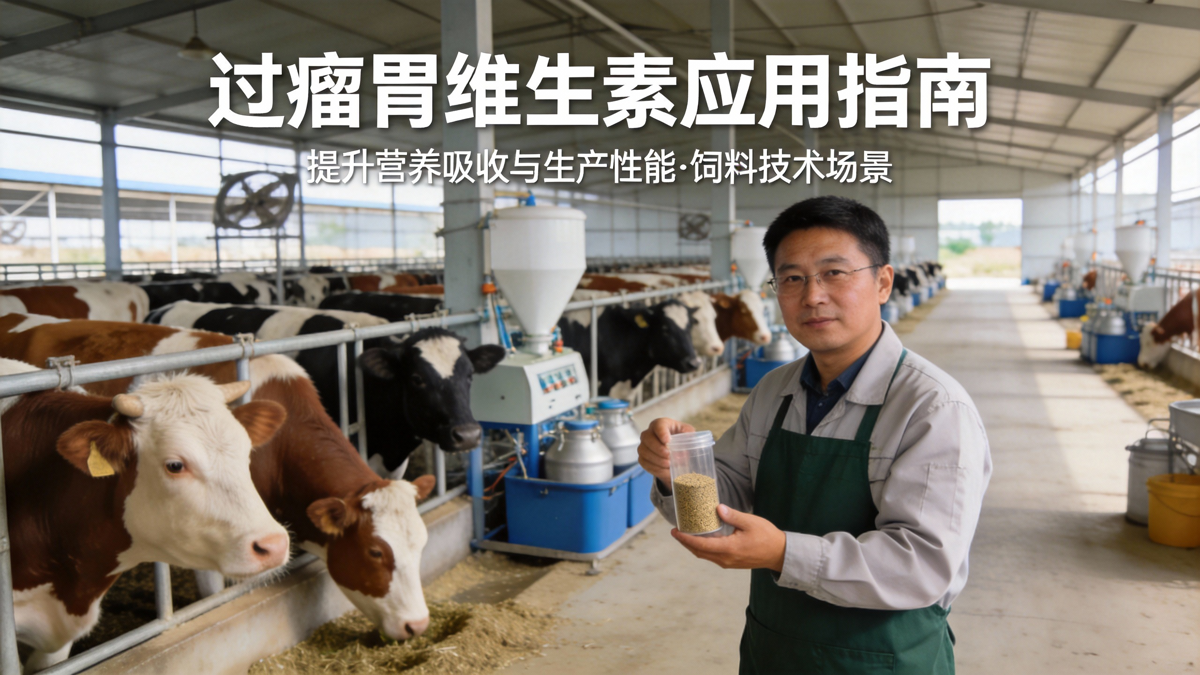 过瘤胃维生素应用指南：提升营养吸收与生产性能