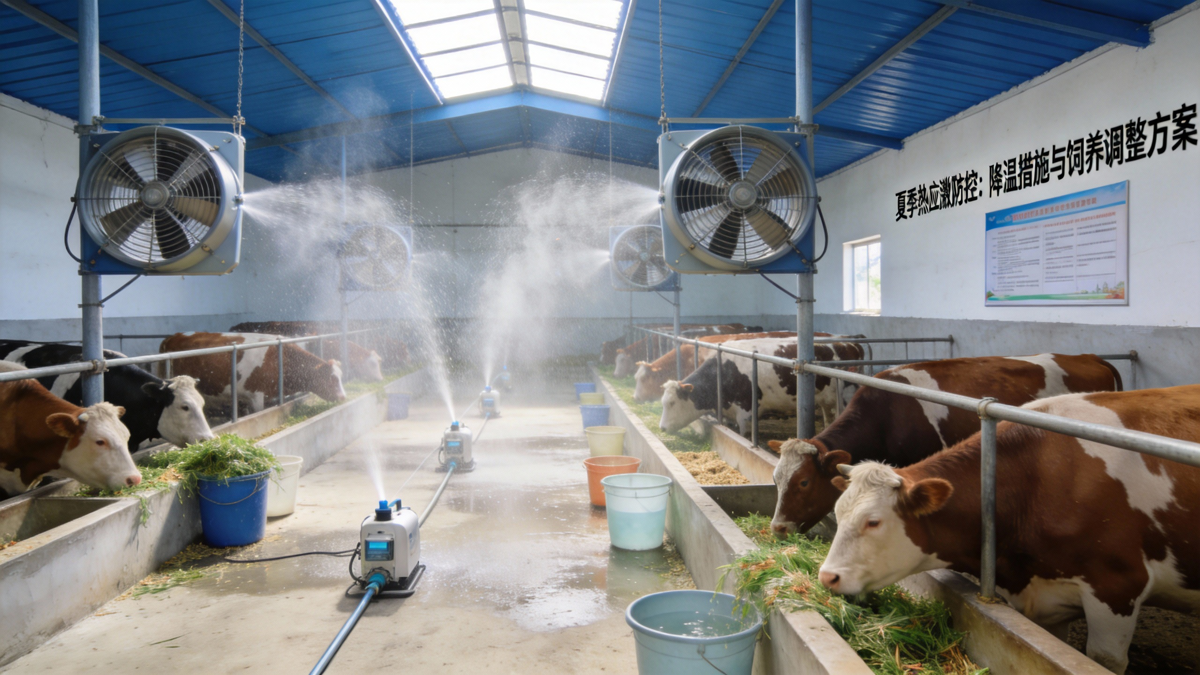 夏季热应激防控：降温措施与饲养调整方案