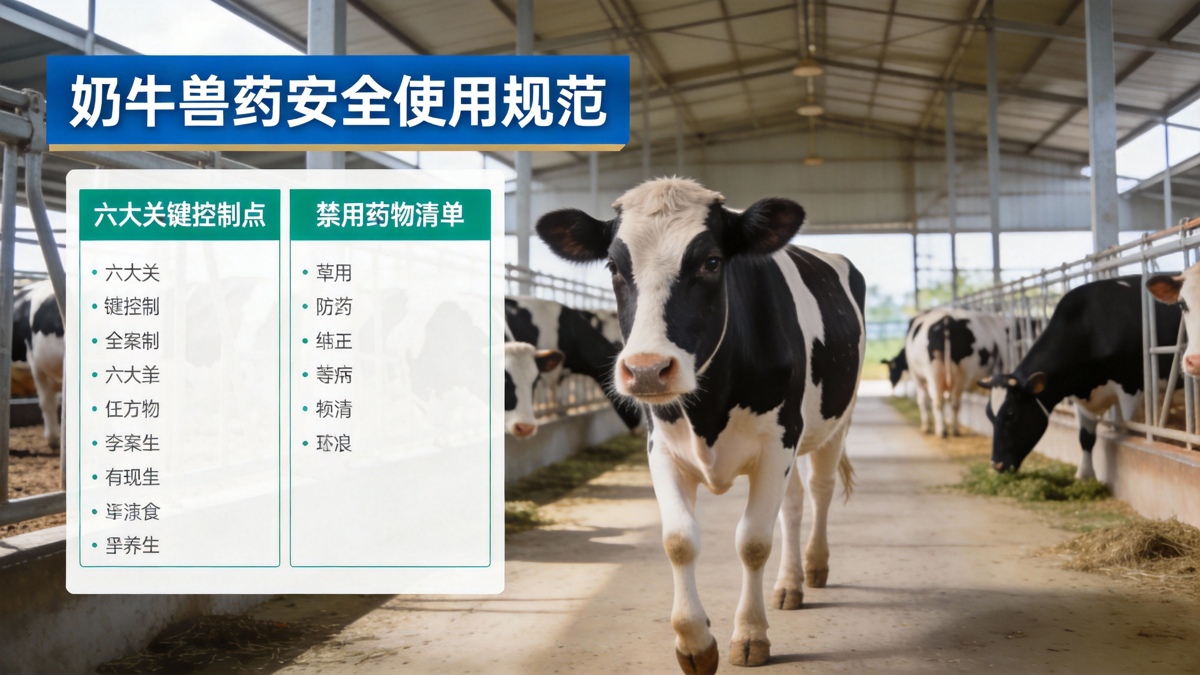 奶牛兽药安全使用规范：六大关键控制点与禁用药物清单