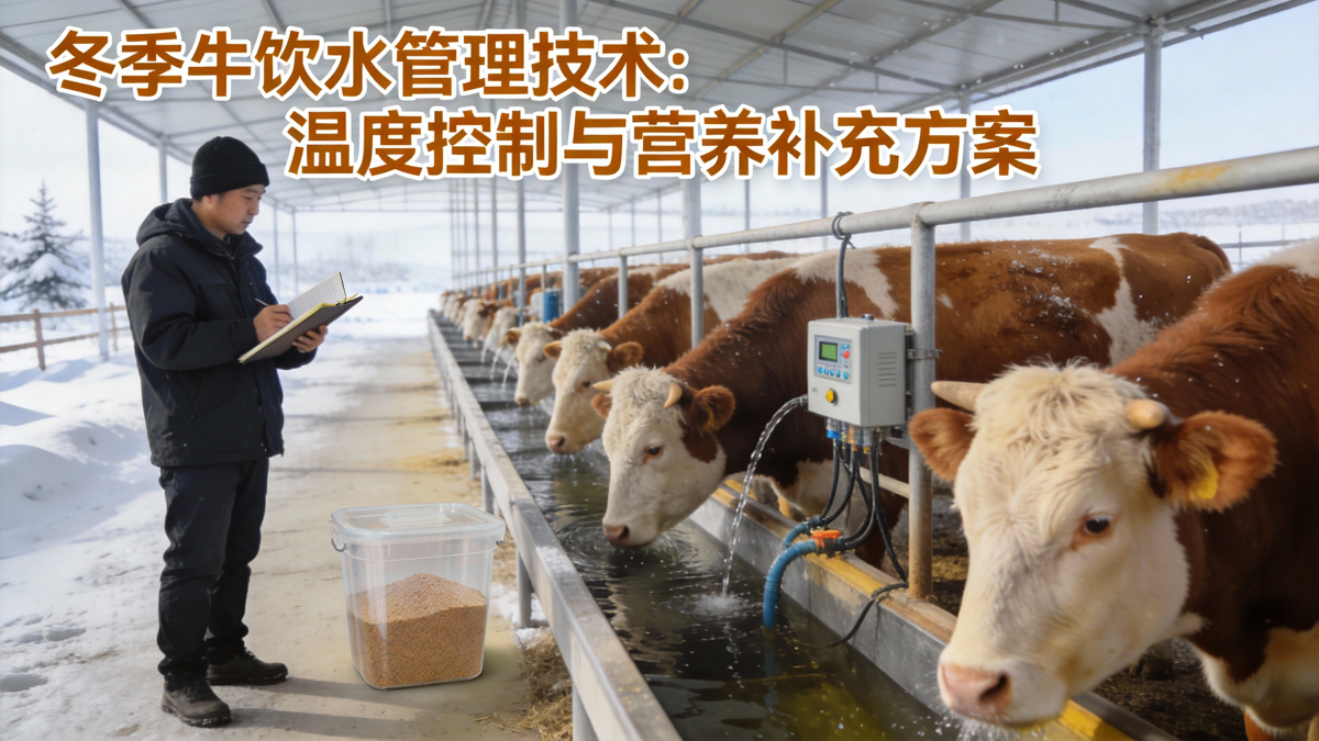 冬季牛饮水管理技术：温度控制与营养补充方案
