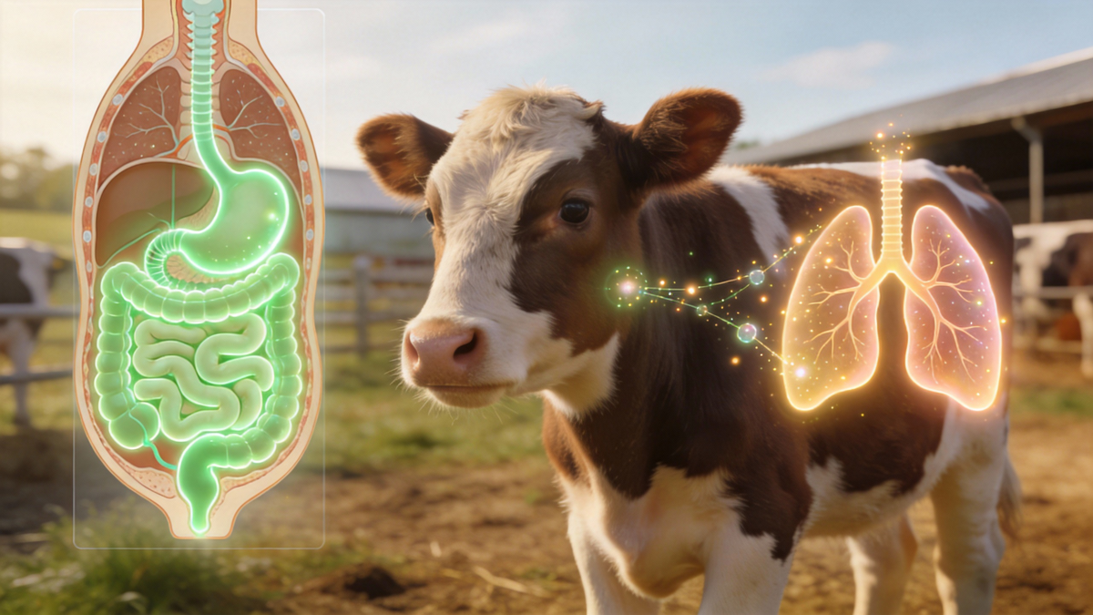 犊牛肺炎防治新思路：60%病因竟源于肠道健康