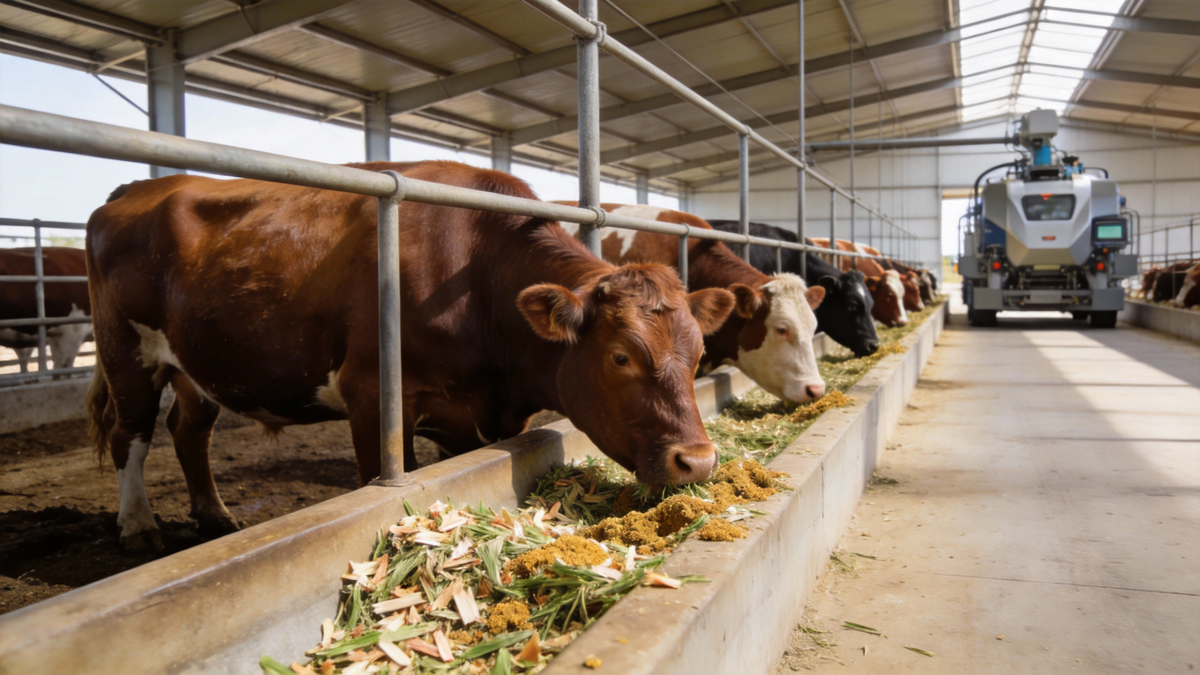 圈养肉牛采食量提升攻略：驱虫健胃配料三步走