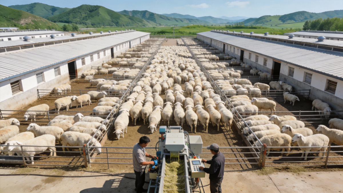 现代化规模养羊场