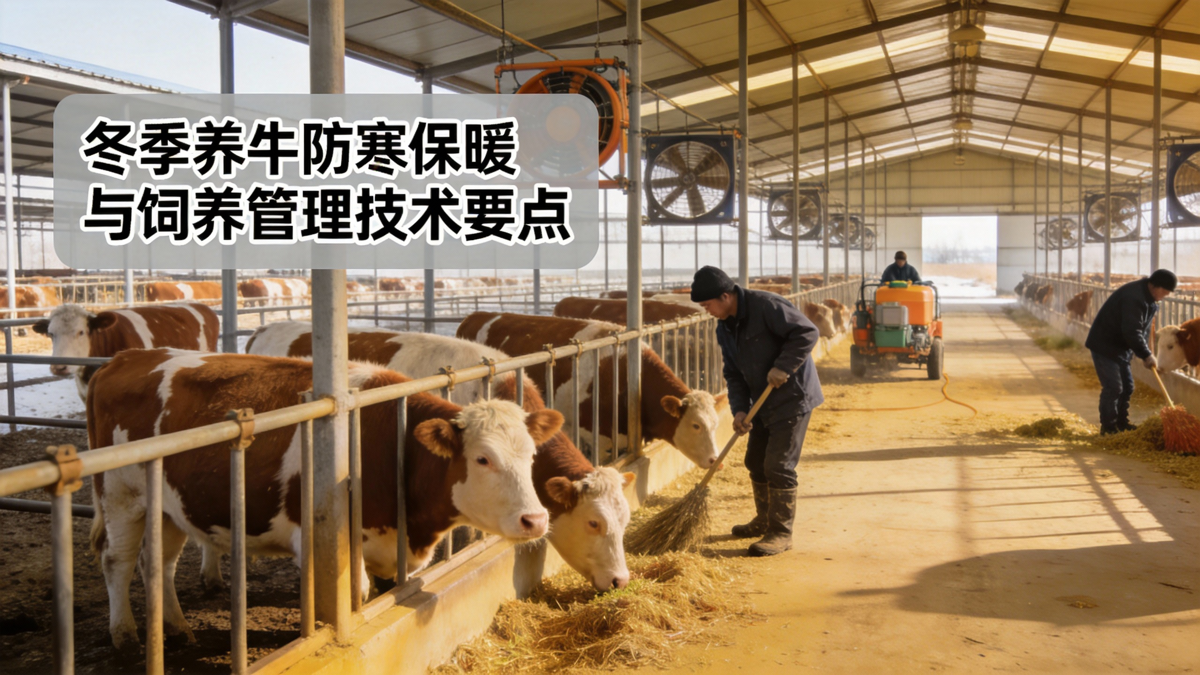 冬季养牛防寒保暖与饲养管理技术要点